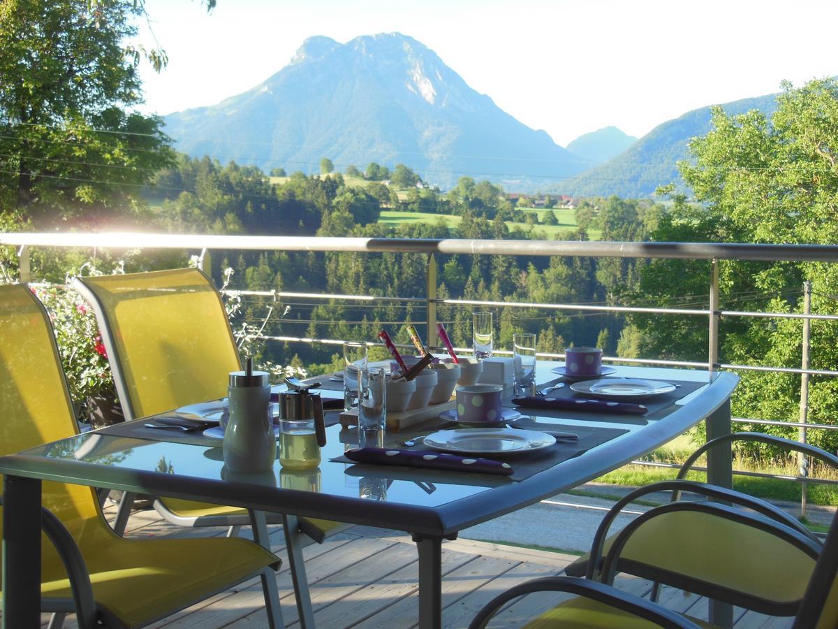 Les Perrelles Bed & Breakfast Bellecombe-en-Beauges Exterior foto